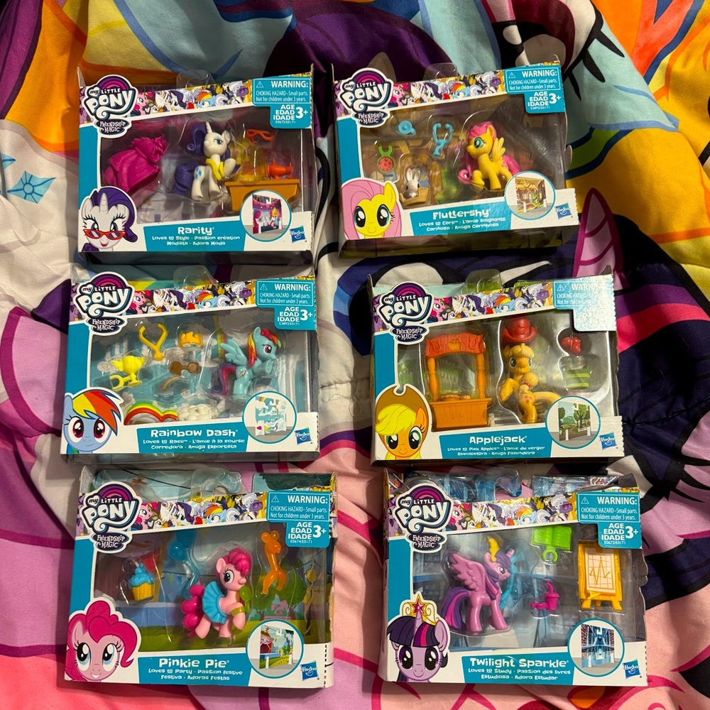 My little pony boxed small figurines